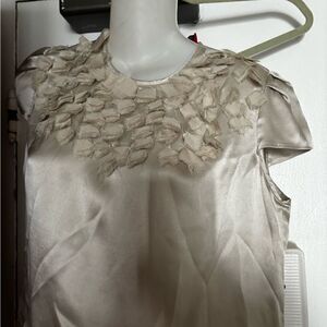 Carolina Herrera camisole floral 3d blouse top flowers dress shirt y2k pretty